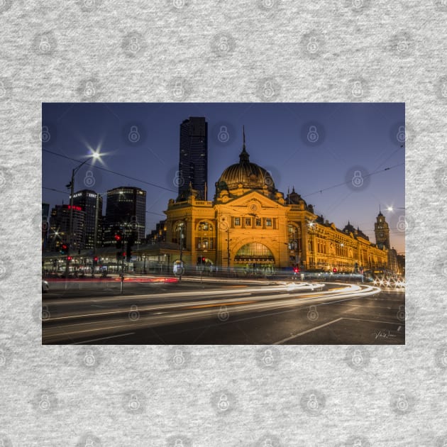 Flinders Street Station, Melbourne, Victoria, Australia. by VickiWalsh